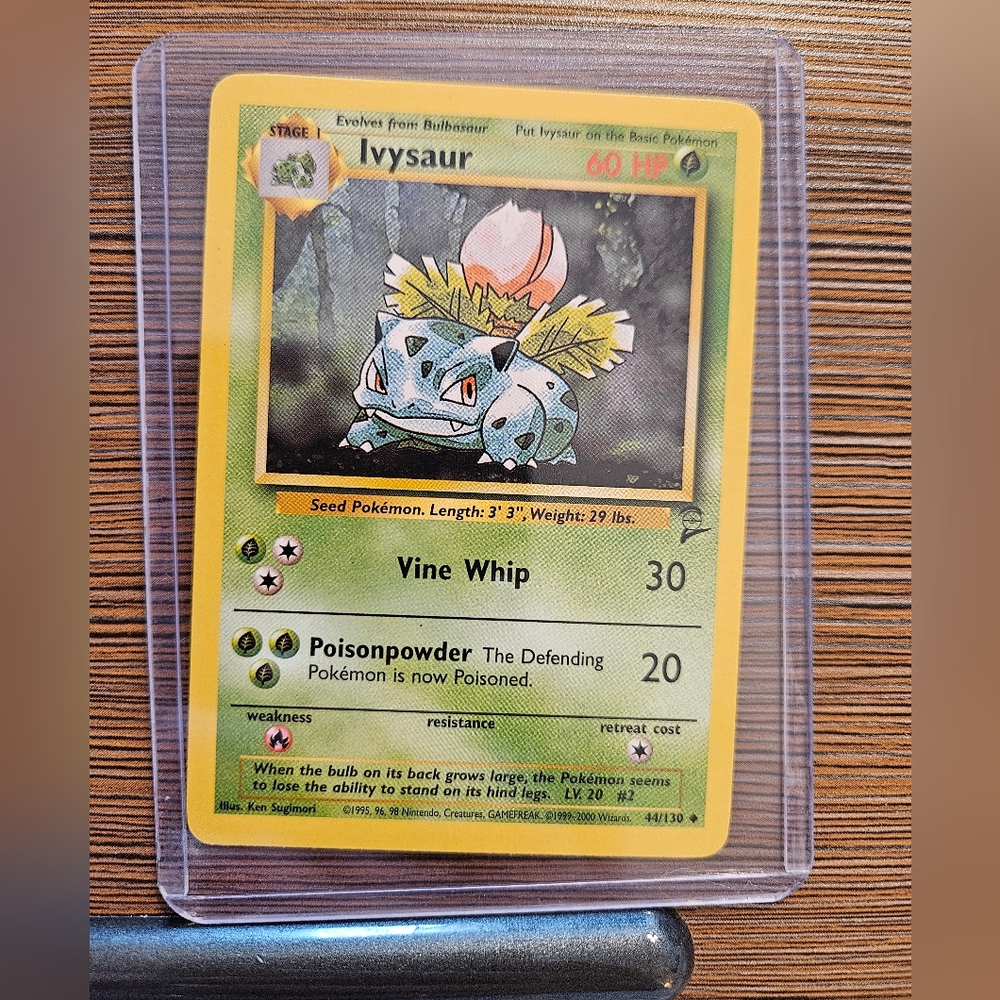Pokemon Ivysaur 44/130 Trading Card Base Set 2